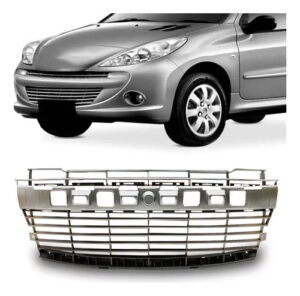 Imagem do produto Grade Parachoque Radiador Prata Mod Orig Peugeot 207 08 Á 13