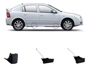 Imagem do produto Jogo Acabamento Spoiler Astra 1999 A 2011 Lado Direito Preto