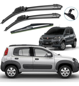 Imagem do produto Kit 3 Palheta Limpador Parabrisa Chuva Novo Uno 2009 Á 2020