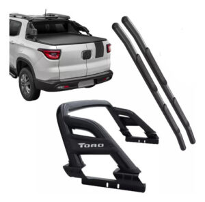 Imagem do produto Kit Fiat Toro Santo Antonio E Estribo Preto 2016 Até 2023