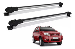 Imagem do produto Travessa Rack Bagageiro Ecosport 2010 2011 2012 Slim Prata