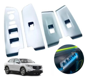 Imagem do produto Aplique Kit Comando Vidro Elétrico Hr-v Hrv 2022 2025 Prata