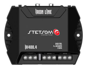 Imagem do produto Modulo De Potencia Iron Line 400.4 Rms 2ohms 4 Canais Stetsom Cor Preto